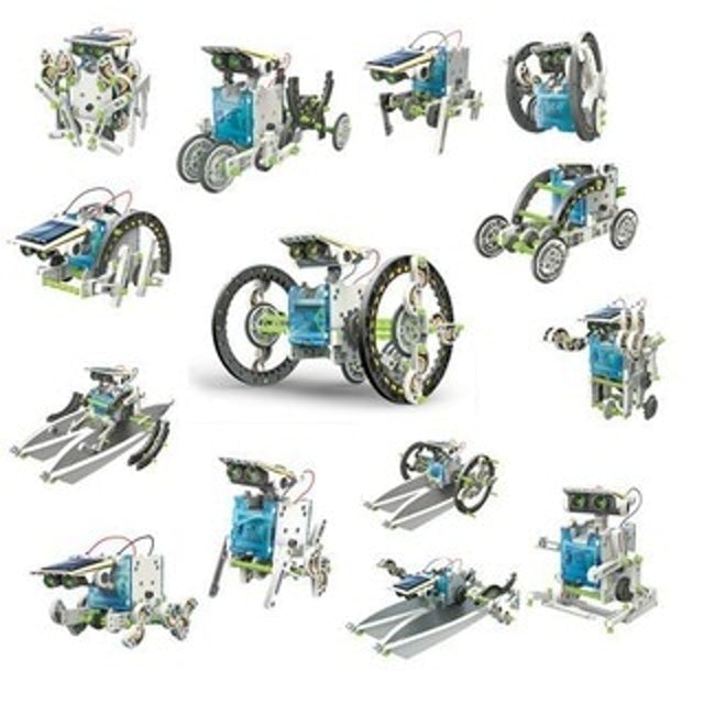 Bộ Robot Lắp Ghép Năng Lượng Mặt Trời 14 In 1 2