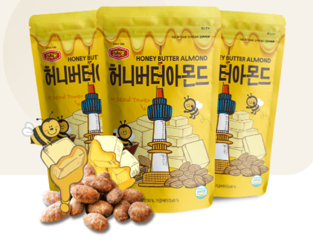 Hạnh Nhân Rang Tẩm Bơ Mật Ong Murgerbon 1