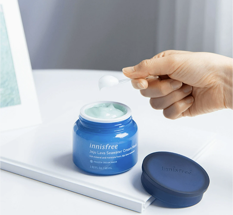 Kem Dưỡng innisfree Jeju Lava Seawater Cream Mask 2