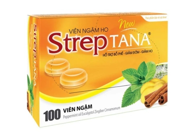 Viên Ngậm Ho StrepTANA (Hộp 100 viên) 1