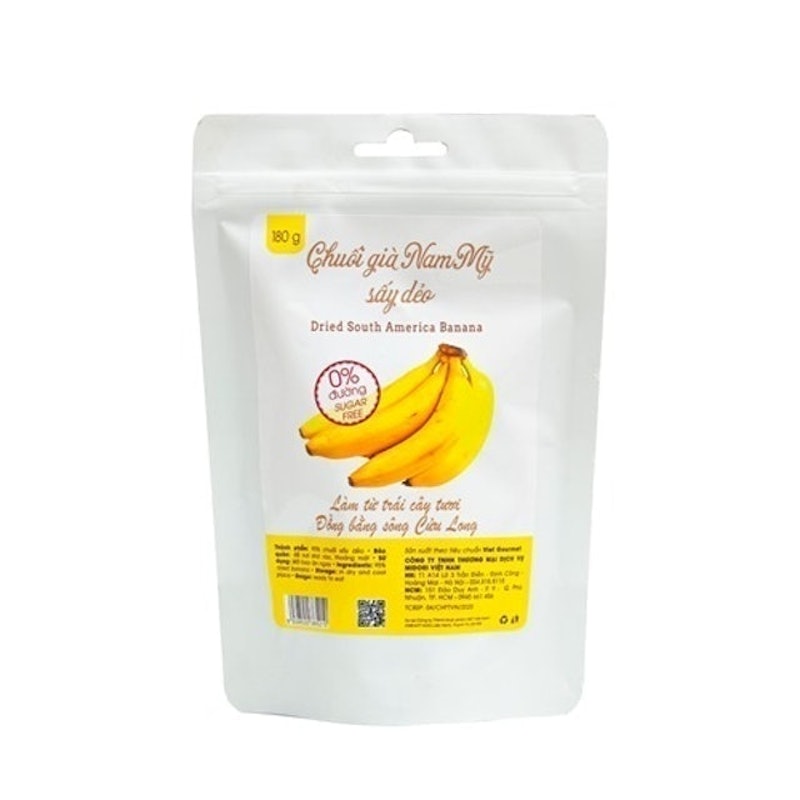 Chuối Sấy Dẻo Không Đường VietGourmet 1