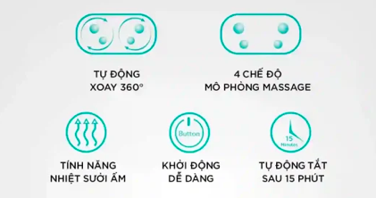 Gối Massage Cổ KINGTECH  4