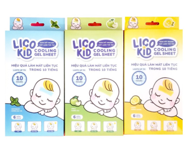 Miếng Dán Hạ Sốt Lico Kid 1