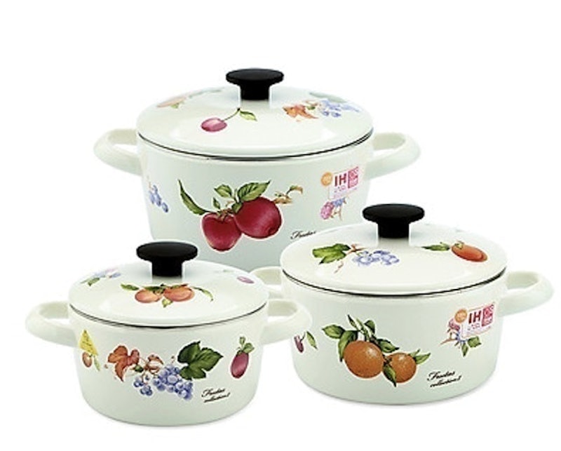 Bộ 3 Nồi Tráng Men Fujihoro 1