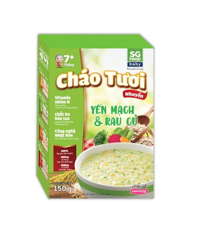 Cháo Tươi Nhuyễn Yến mạch & Rau Củ SGFood 1
