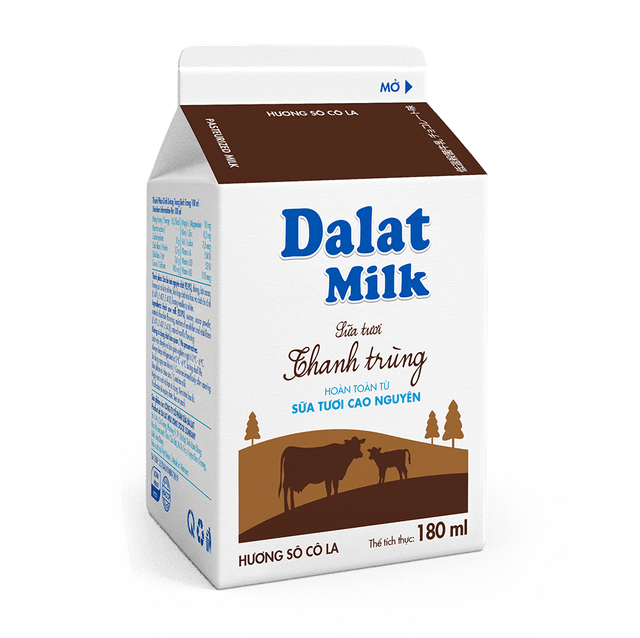 Sữa Tươi Thanh Trùng Nguyên Chất Dalatmilk 3