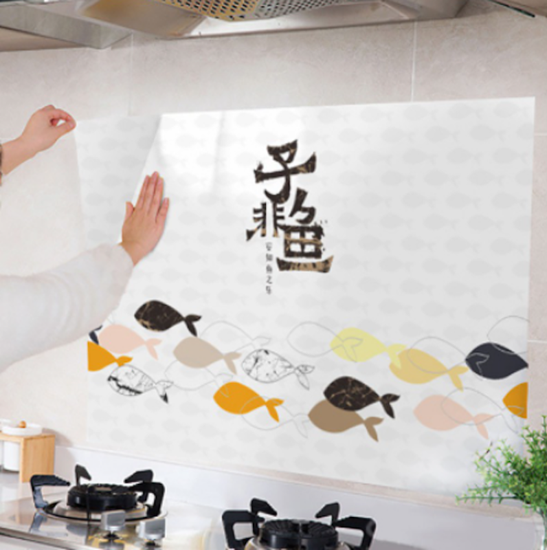 Decal Dán Bếp Họa Tiết 3D 2