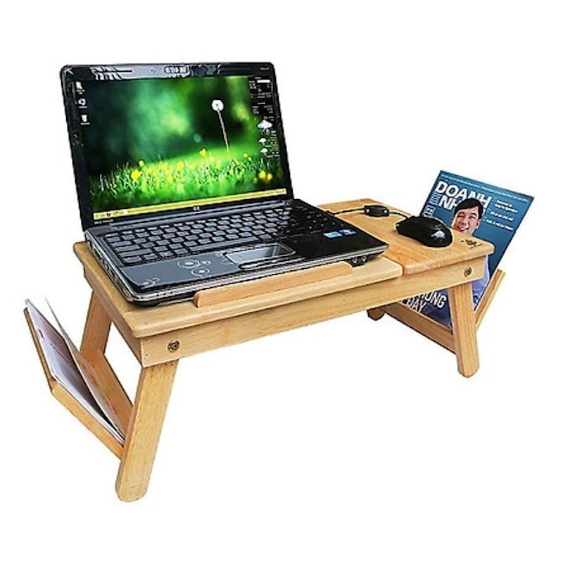 Bàn Laptop Gỗ Cao Su Tự Nhiên 1