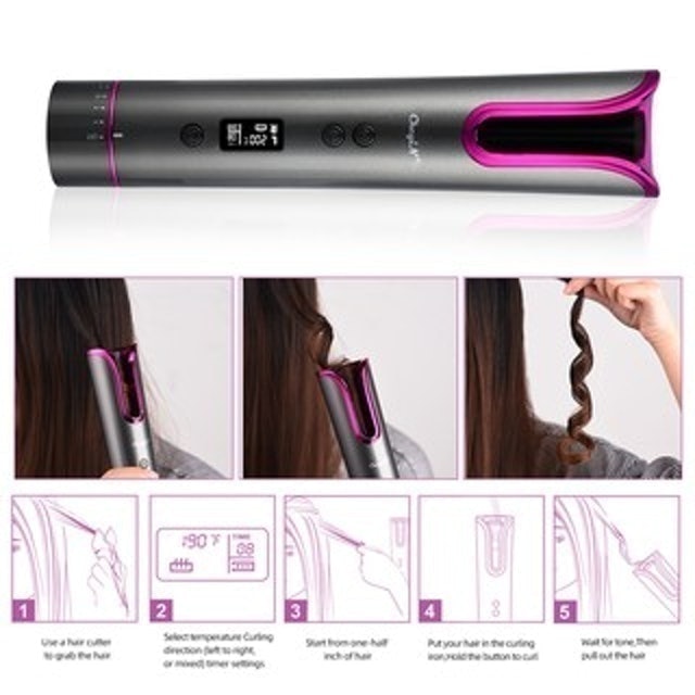 Máy Uốn Tóc Tự Động Không Dây 3