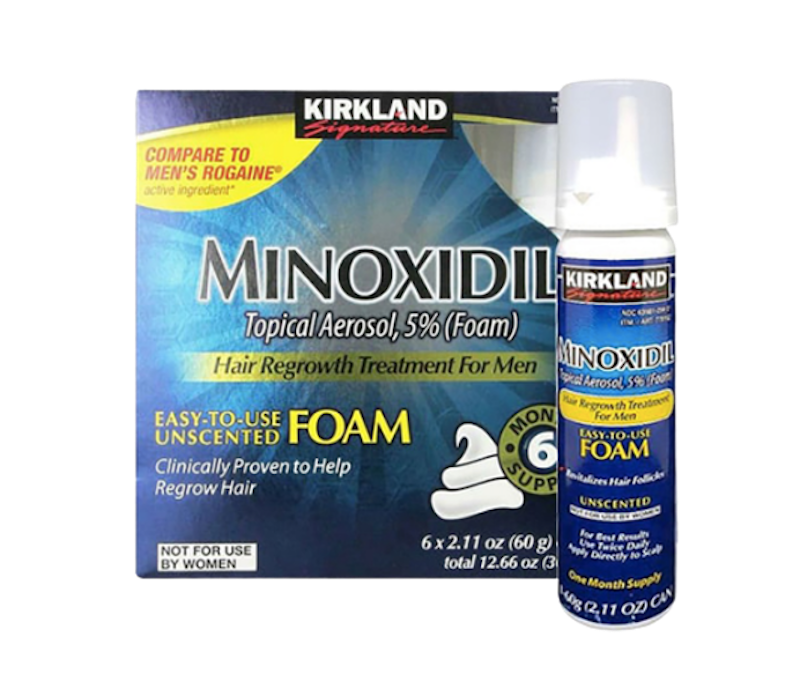 Thuốc Mọc Râu Minoxidil Foam Kirkland 1