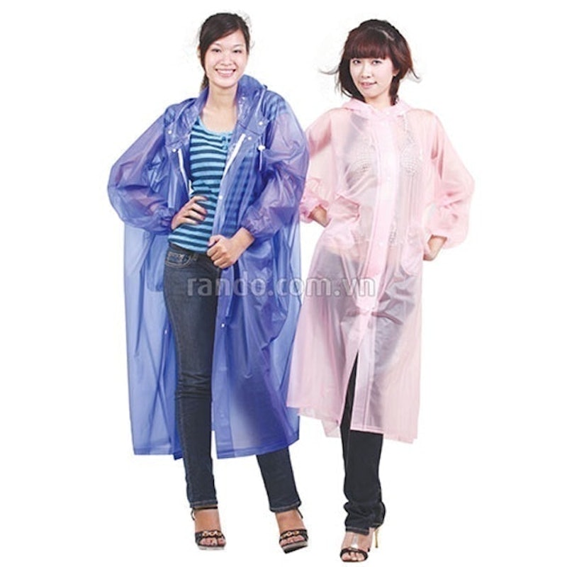 Áo Mưa Poncho Dây Kéo Trong Màu 1