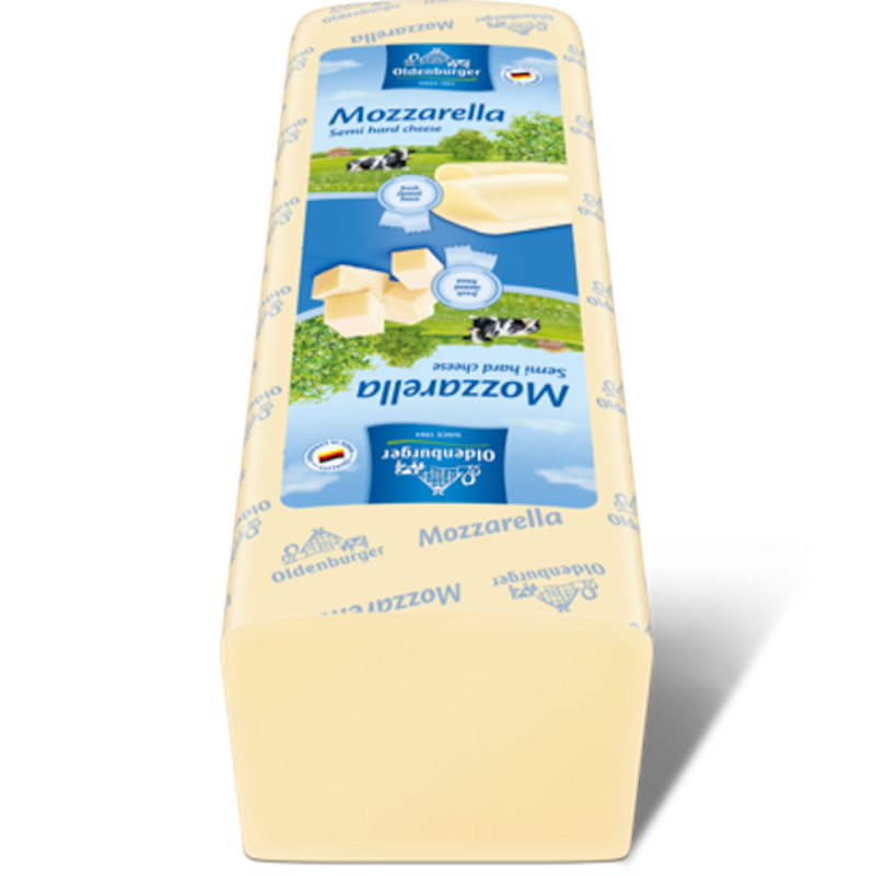 Phô Mai Mozzarella Tảng Oldenburger 40% Fat I.D.M. 1
