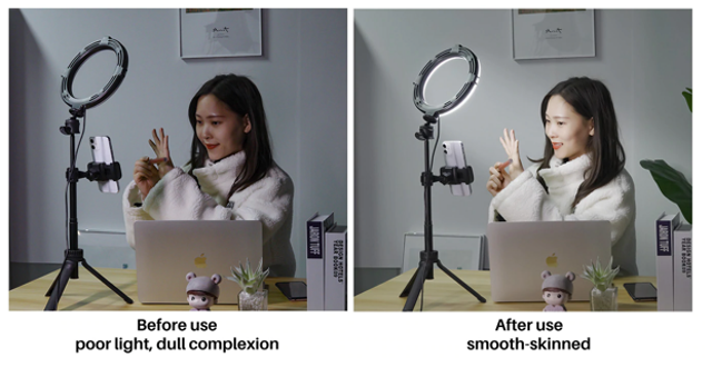 Đèn Led Ring Light VIJIM K9 RGB + Tripod Stand 4