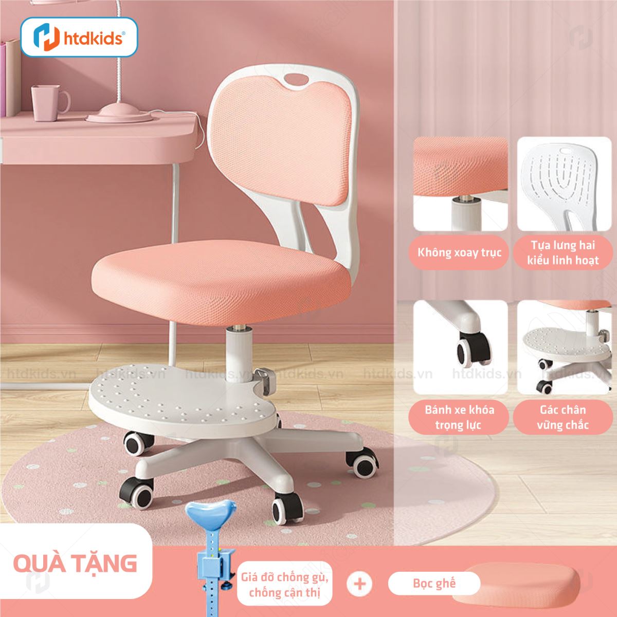 Ghế Ngồi Học Ergonomic HTDkids 2