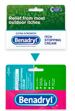 Kem BENADRYL Itch Stopping Cream 2