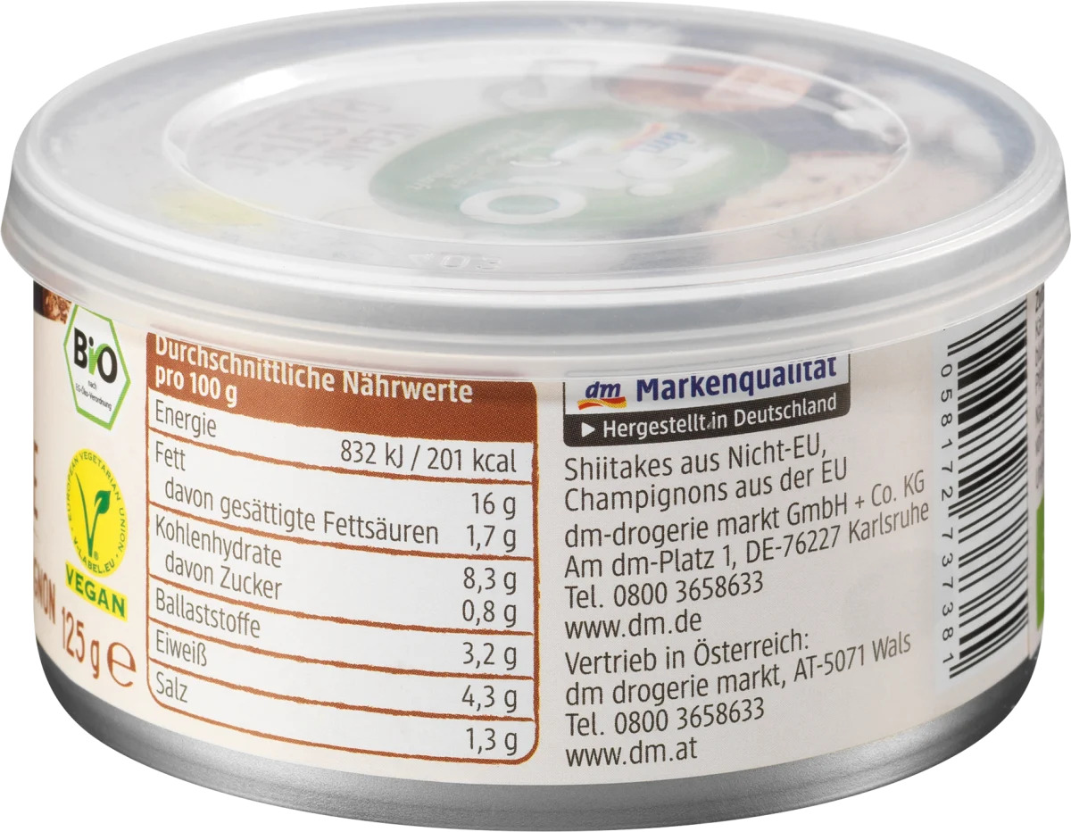 Pate Nấm dm Bio 2