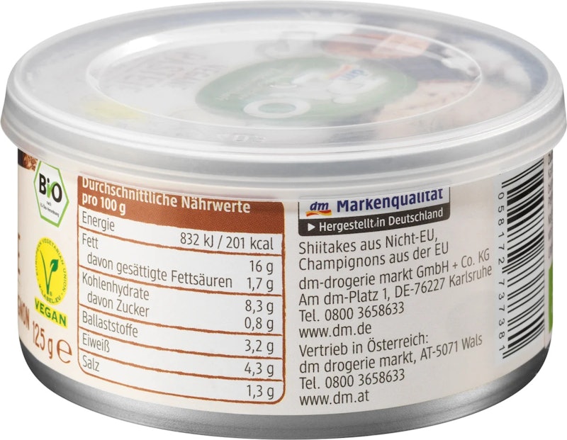 Pate Nấm dm Bio 2