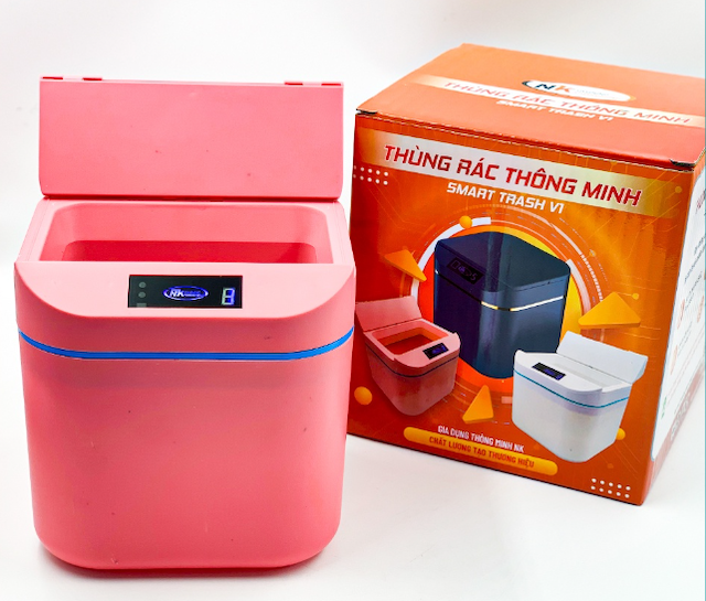 Thùng Rác Để Bàn Cảm Ứng 2