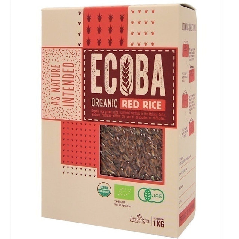 Gạo Lứt Đỏ Hữu Cơ ECOBA 1