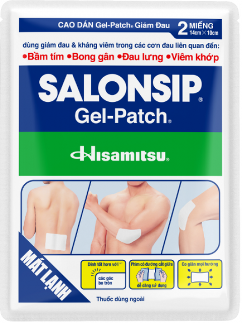 Miếng Dán Giảm Đau Lạnh Salonsip 1
