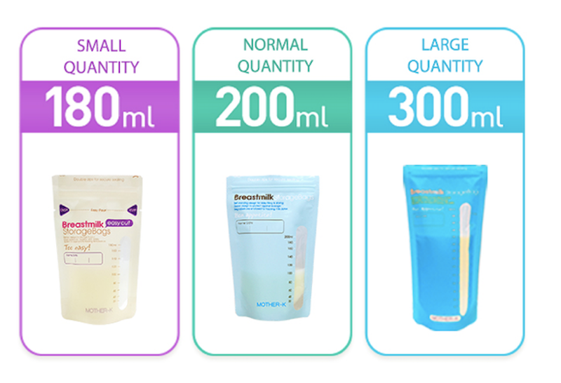 Túi Trữ Sữa Cảm Biến Nhiệt MOTHER-K 200 ML 3