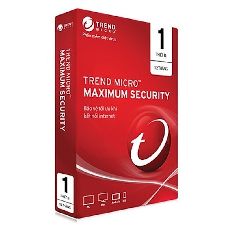 Phần Mềm Diệt Virus Trend Micro Maximum Security 1