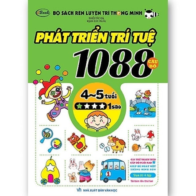 Bộ Sách Rèn Luyện Trí Thông Minh – Phát Triển Trí Tuệ 1088 Câu Đố 1