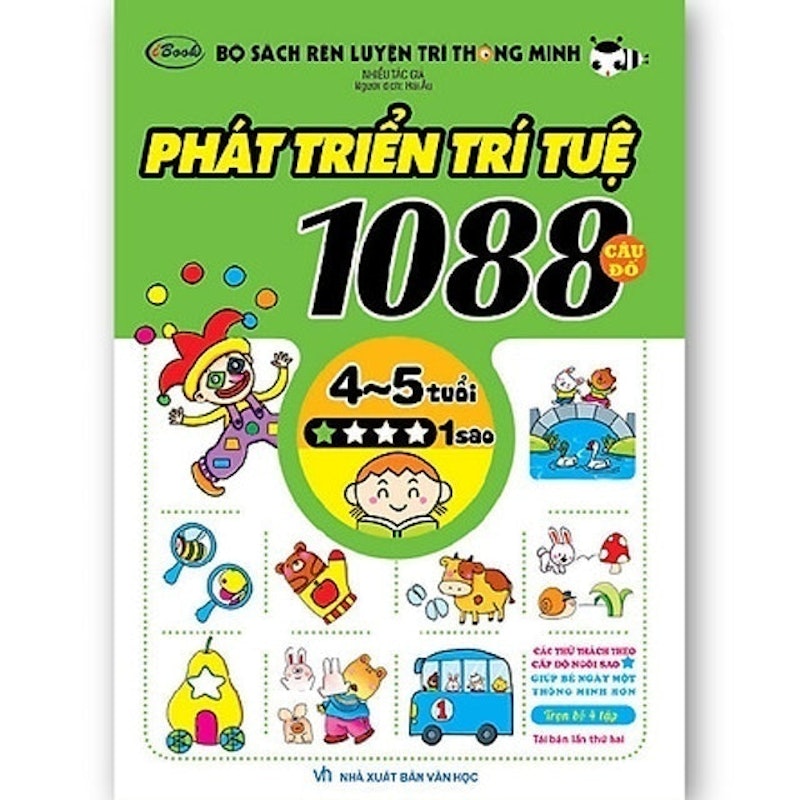 Bộ Sách Rèn Luyện Trí Thông Minh – Phát Triển Trí Tuệ 1088 Câu Đố 1