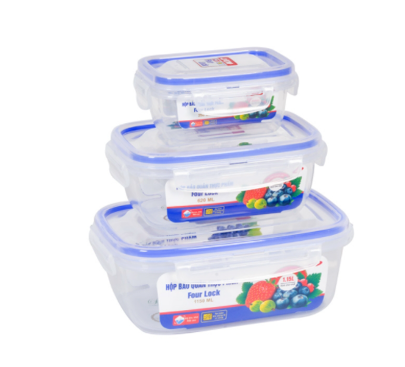 Bộ 3 Hộp Đựng Thực Phẩm 1