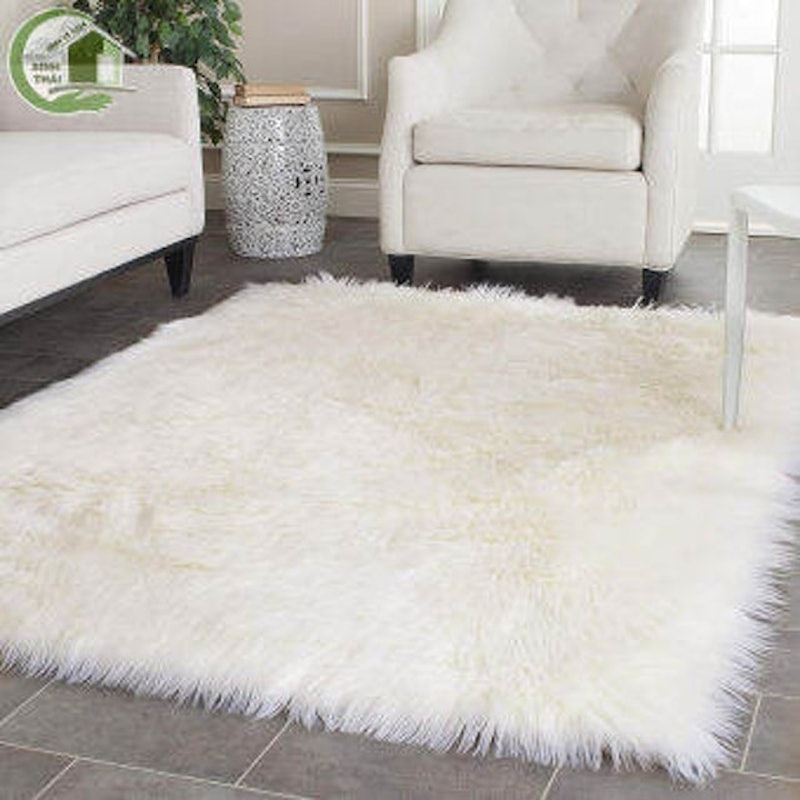 Thảm Lông Trắng Chụp Hình 1