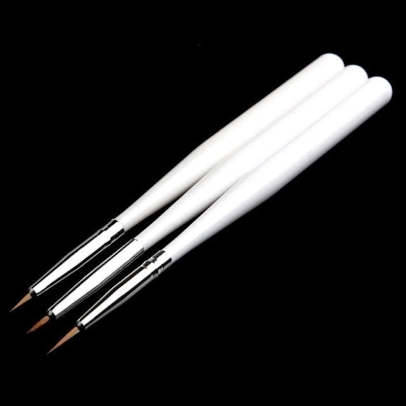Bộ 3 Cây Cọ Nét (Cán Nhựa Trắng) 2
