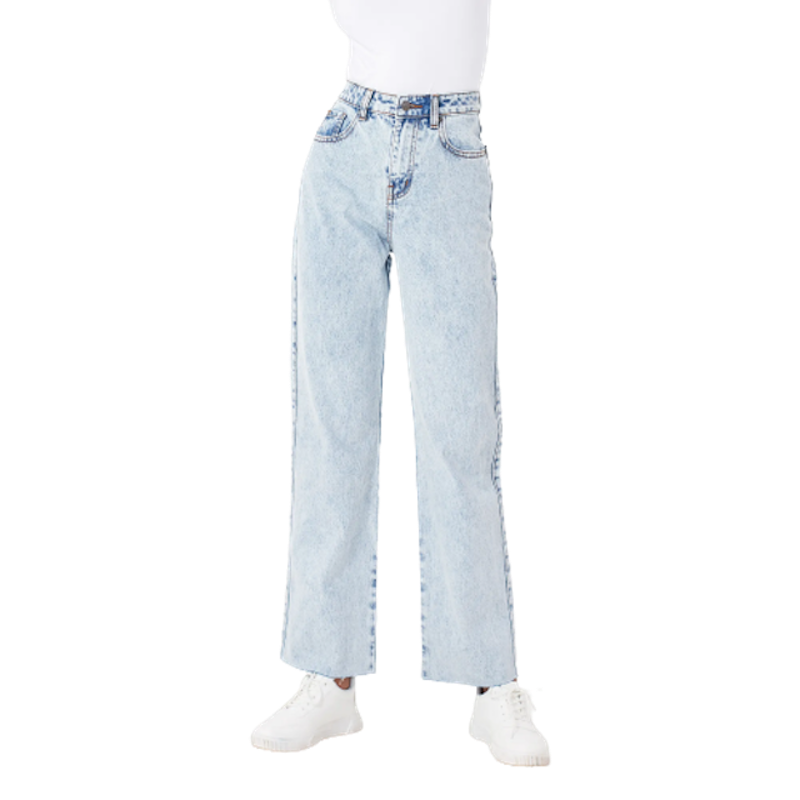Quần Jeans Ống Rộng Lưng Cao Aaa Jeans 1