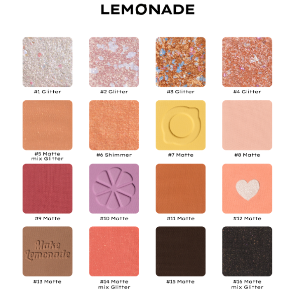 Lemonade Aesthetic Eyeshadow Palette Version 2 2
