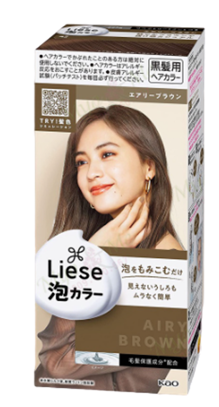 Thuốc Nhuộm Tóc Dạng Bọt Liese Prettia - Màu Airy Brown 1