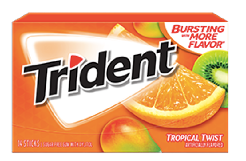 Kẹo Cao Su Không Đường Trident 1