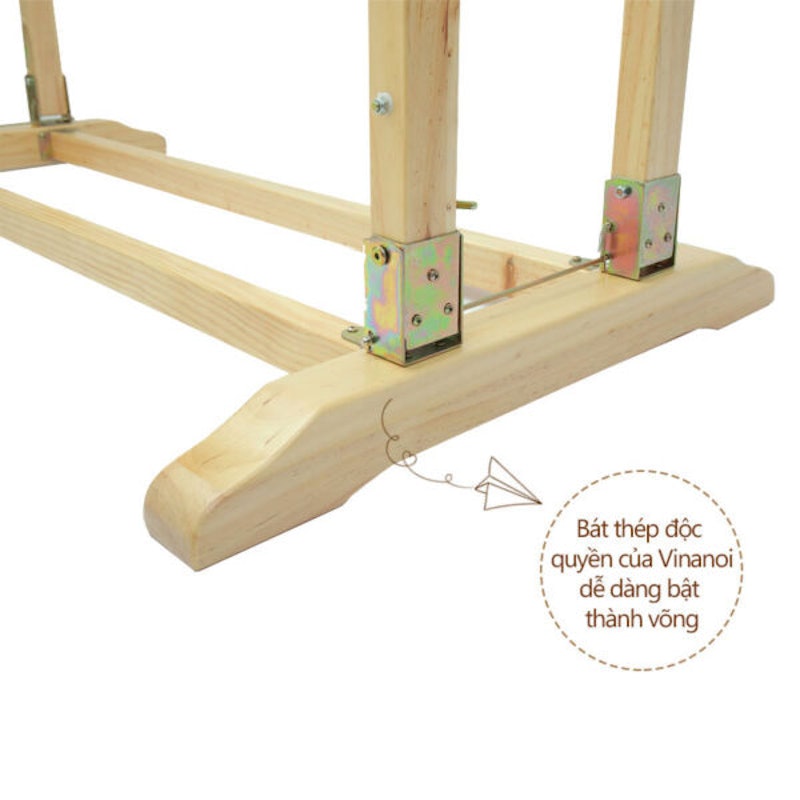 Nôi Gỗ Thần Đồng 4in1 VINANOI 2
