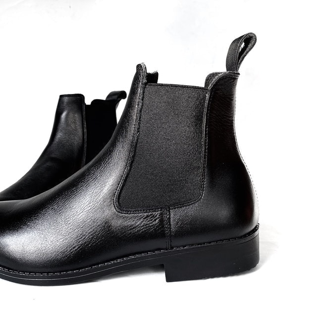 Giày Chelsea Boot Nam Da Bò Thật TEFOSS 3