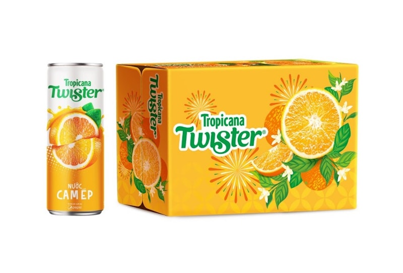 Nước Ép Cam Twister Tropicana 2