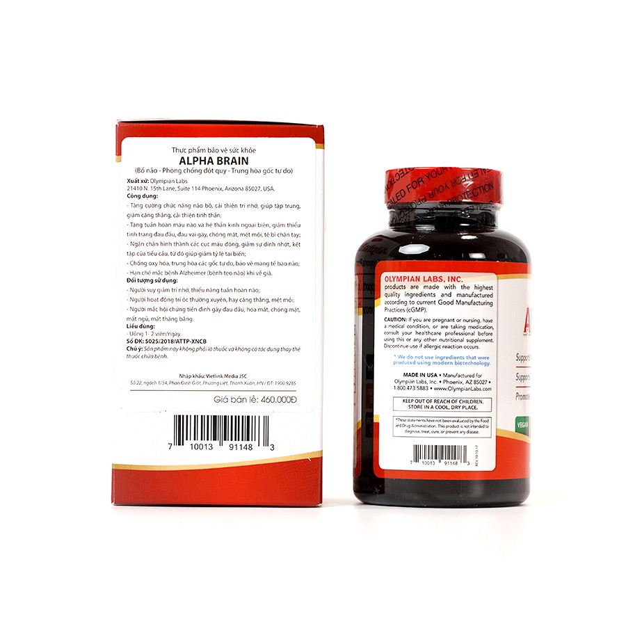 Viên Uống Bổ Não Alpha Brain 4