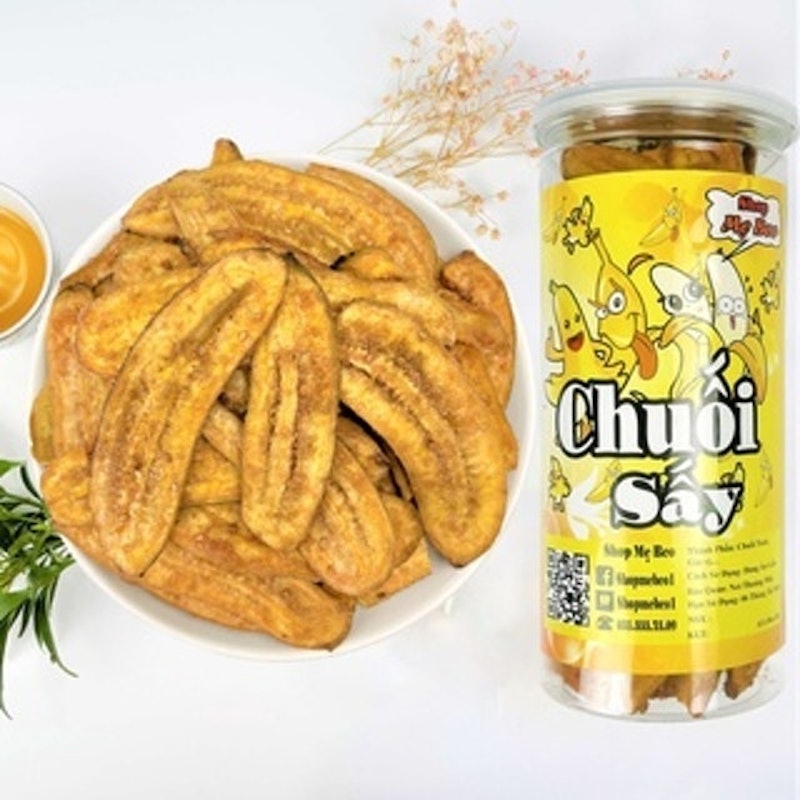Chuối Sấy Mè Gừng Mẹ Beo 1