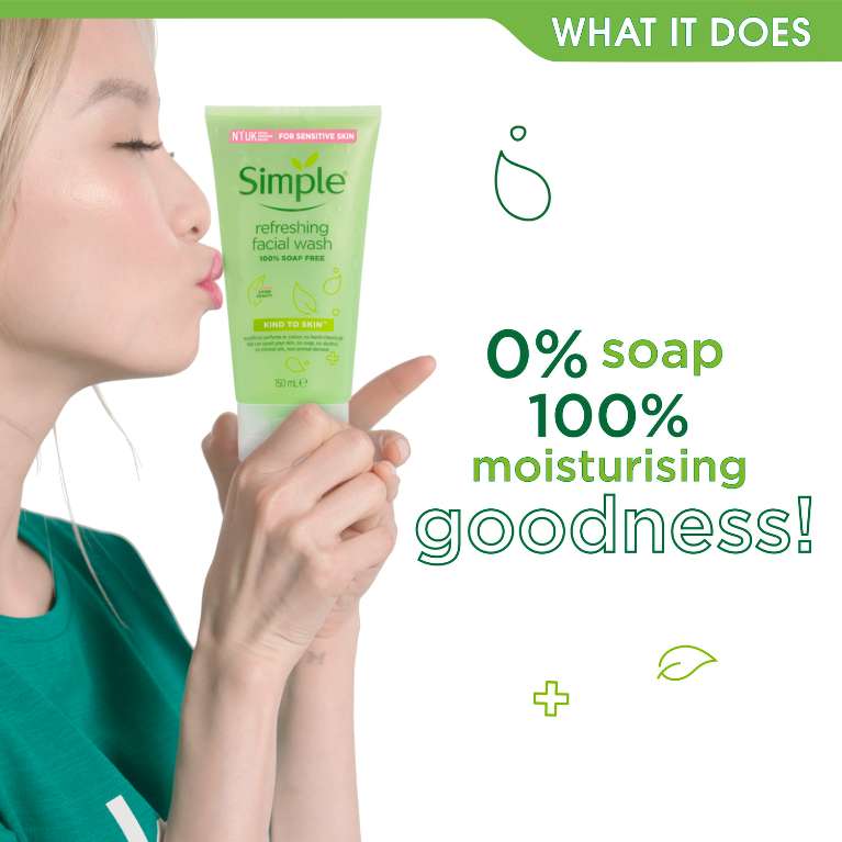 Sữa Rửa Mặt Simple Refreshing Facial Wash  3