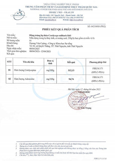 Đông Trùng Hạ Thảo CordyHappy Thượng Hạng 4