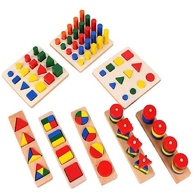 Bộ 8 Món Giáo Cụ Montessori 1