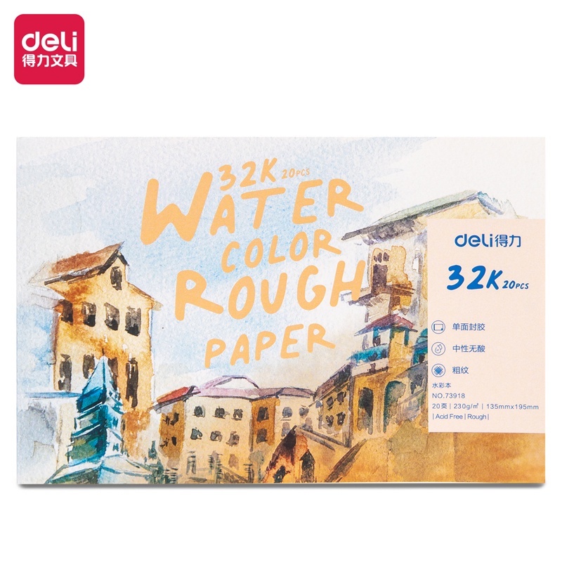 Sổ Sketchbook Vẽ Màu Nước Deli 2