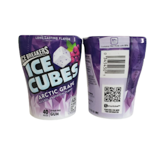Kẹo Cao Su Ice Cubes Không Đường