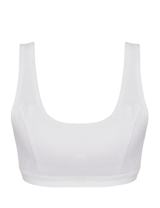 Áo Lót Học Sinh Cotton Tròng Cổ 1