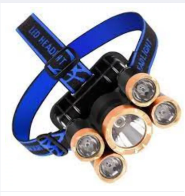 Đèn Pin Đội Đầu 5 Bóng LED Siêu Sáng 2
