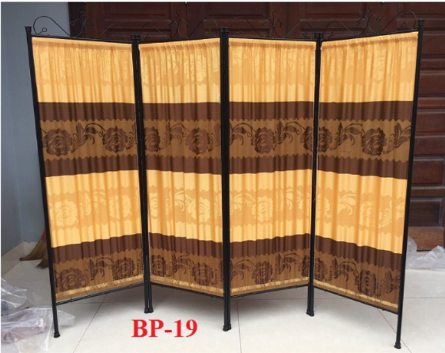 Vách Ngăn Sắt Vải Trơn BP19 1