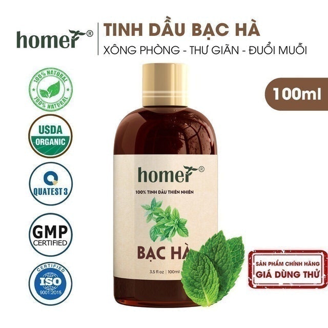 Tinh Dầu Bạc Hà Ấn Homer 1