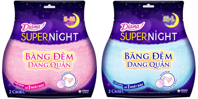 Băng Vệ Sinh Dạng Quần Diana Super Night 1